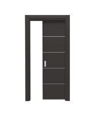 BY-151 Porte intérieure coulissante Placage pvc ou Laqué